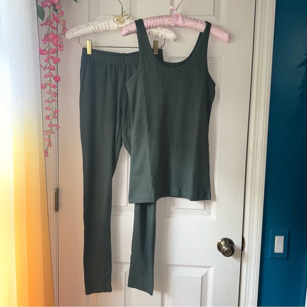 Organic Pima Leggings and Tank Set
